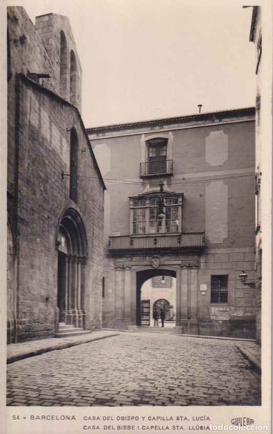 BARCELONA - 54. CASA DEL OBISPO Y CAPILLA DE STA. LUCÍA