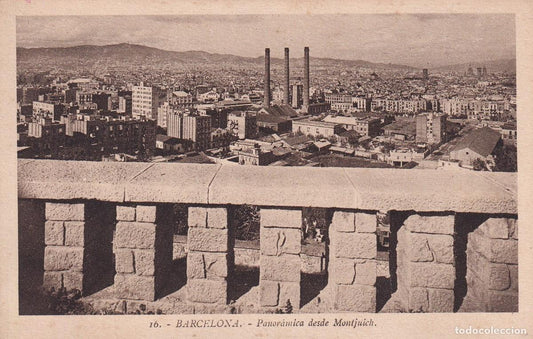 BARCELONA - 16. PANORÁMICA DESDE MONTJUÏCH