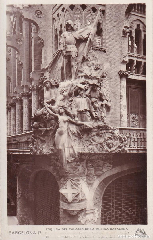 BARCELONA - 17. ESQUINA DEL PALACIO DE LA MÚSICA CATALANA