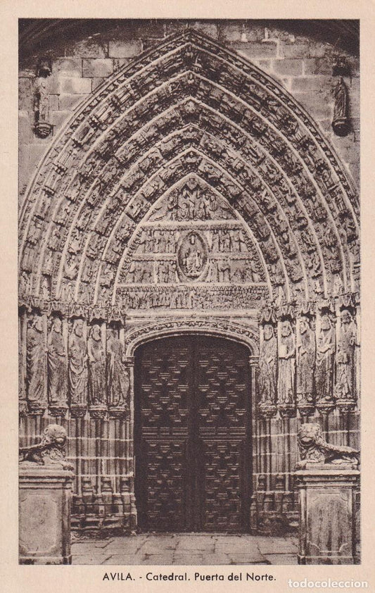 ÁVILA - 77. CATEDRAL. PUERTA DEL NORTE