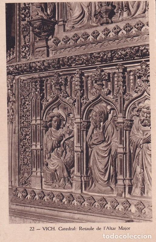 VIC - 22. CATEDRAL. RETAULE DE L'ALTAR MAJOR