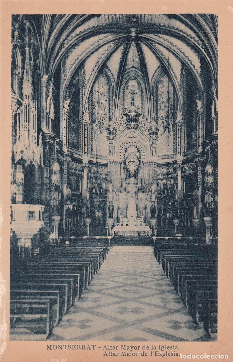 MONTSERRAT - ALTAR MAYOR DE LA IGLESIA