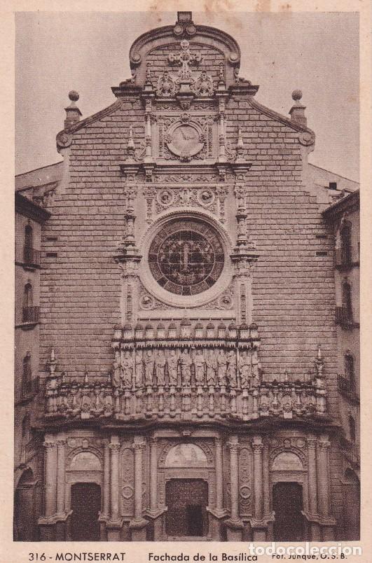 MONTSERRAT - FACHADA DE LA BASÍLICA