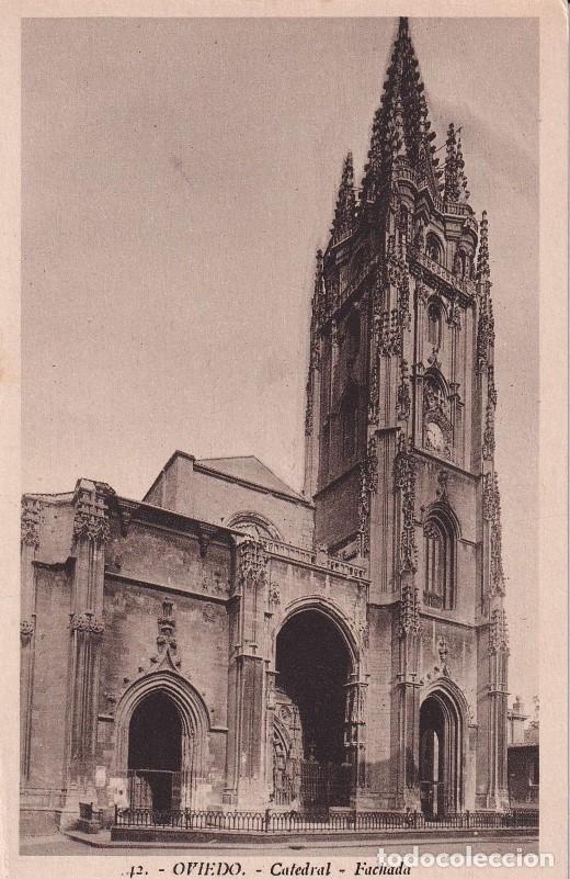 OVIEDO - 42. CATEDRAL. FACHADA (LUCIEN ROISIN)