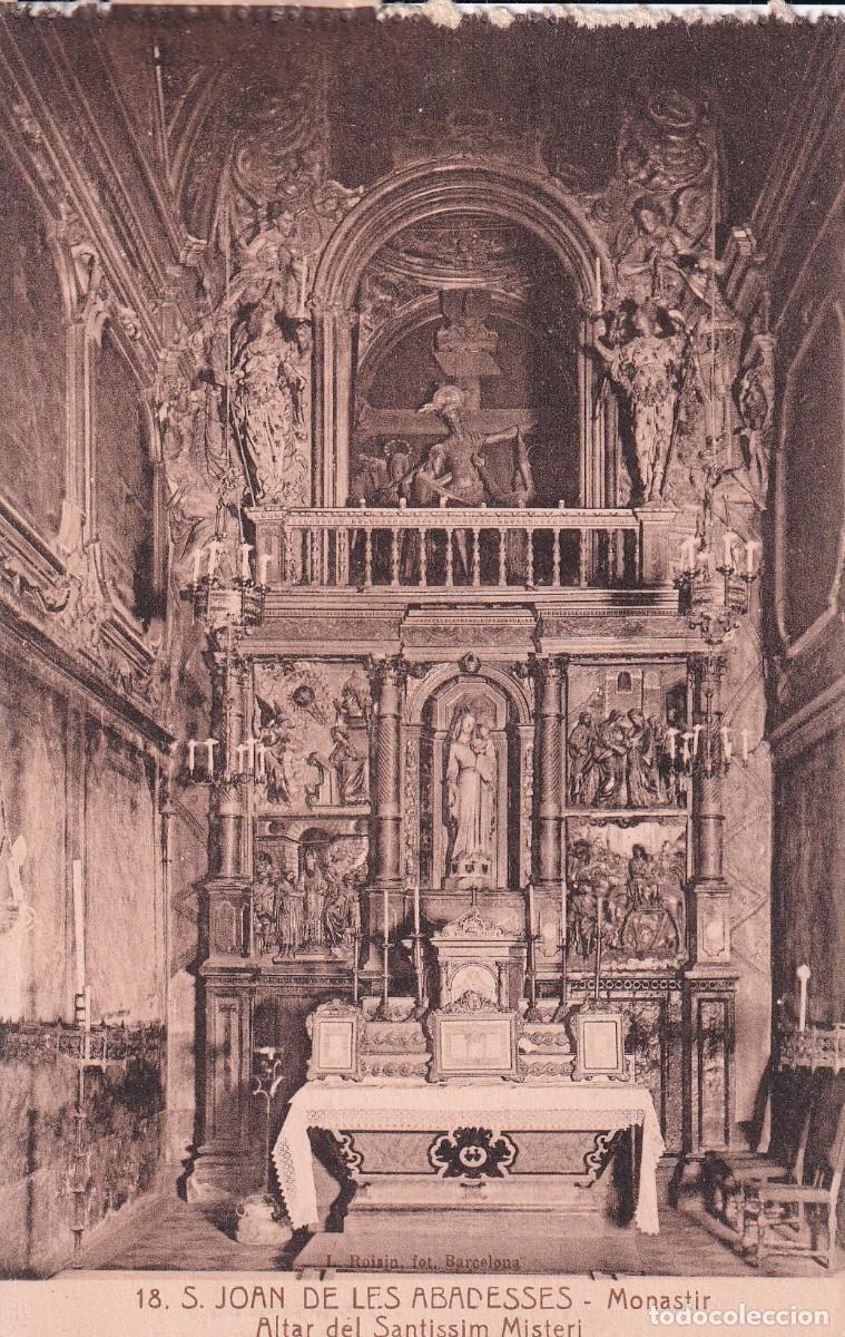 SANT JOAN DE LES ABADESSES - 18. MONASTIR. ALTAR DEL SANTISSIM MISTERI (LUCIEN ROISIN)