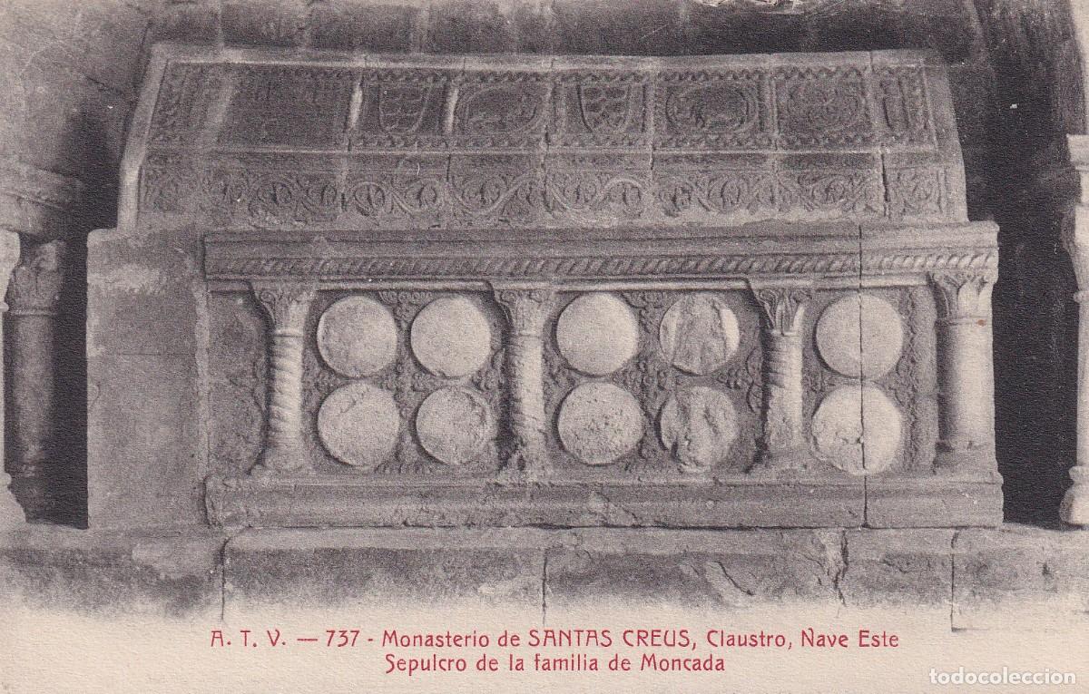 MONASTERIO DE SANTES CREUS - 737. CLAUSTRO, NAVE ESTE. SEPULCRO DE LA FAMILIA DE MONCADA (DESCONOCIDO)