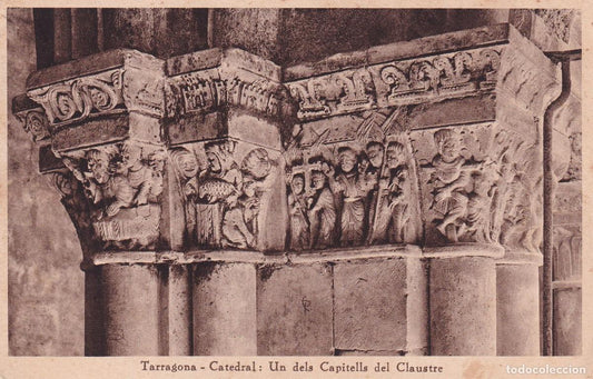 TARRAGONA - CATEDRAL. UN DELS CAPITELLS DEL CLAUSTRE (DESCONOCIDO)