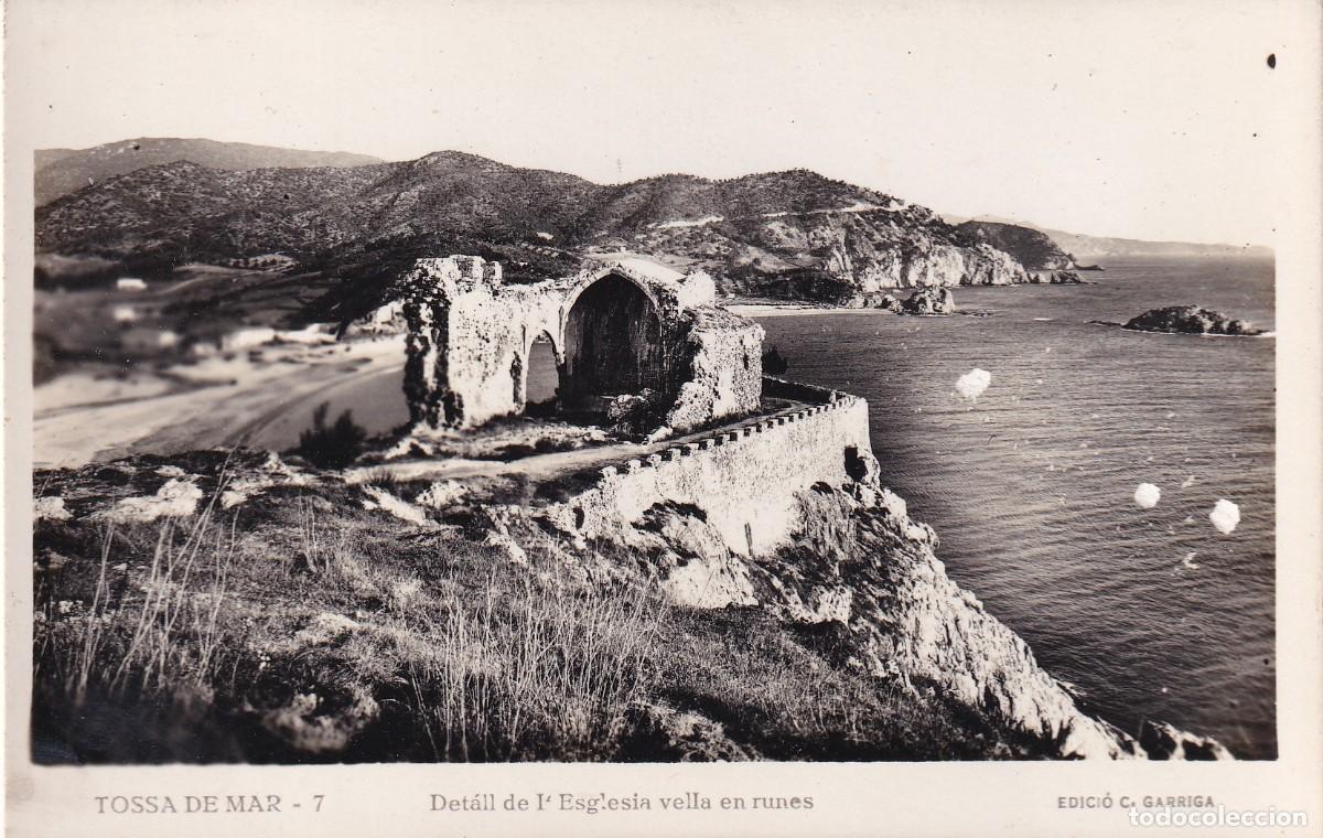 TOSSA DE MAR - 7. DETALL DE L'ESGLÉSIA VELLA EN RUNES