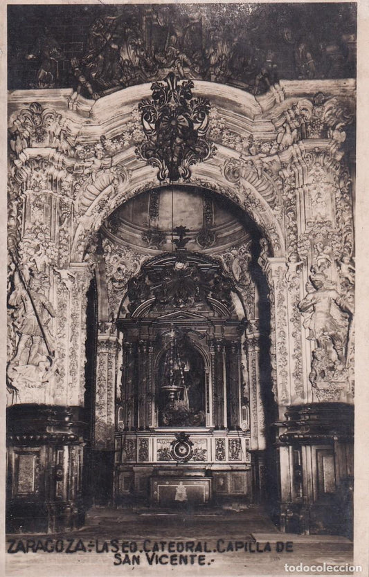 ZARAGOZA - LA SEO. CATEDRAL. CAPILLA DE SAN VICENTE