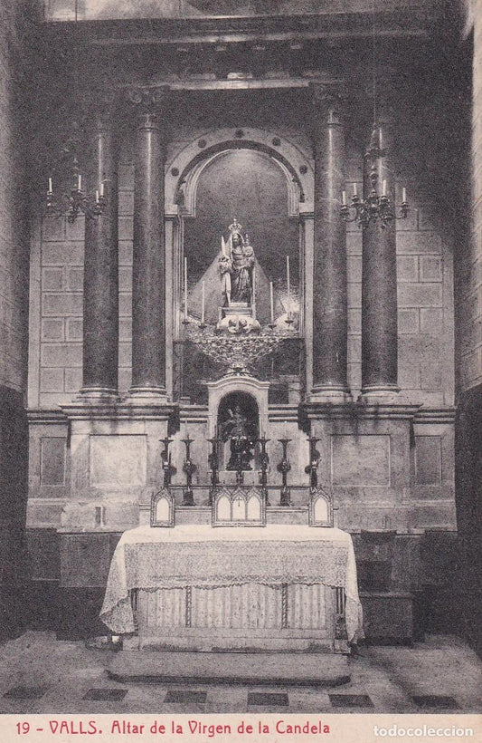 VALLS - 19. ALTAR DE LA VIRGEN DE LA CANDELA