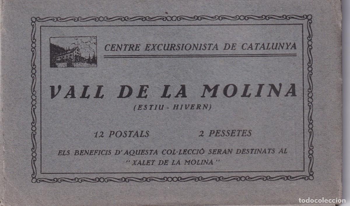 VALL DE LA MOLINA - LOTE DE 12 VISTAS EDITADAS POR EL CENTRE EXCURSIONISTA DE CATALUNYA