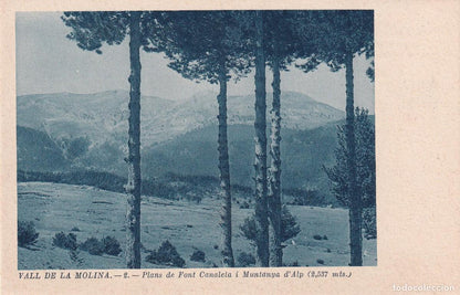 VALL DE LA MOLINA - LOTE DE 12 VISTAS EDITADAS POR EL CENTRE EXCURSIONISTA DE CATALUNYA