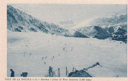 VALL DE LA MOLINA - LOTE DE 12 VISTAS EDITADAS POR EL CENTRE EXCURSIONISTA DE CATALUNYA