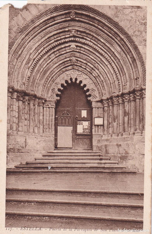 ESTELLA - 117. PUERTA DE LA PARROQUIA DE SAN PEDRO DE LA RUA