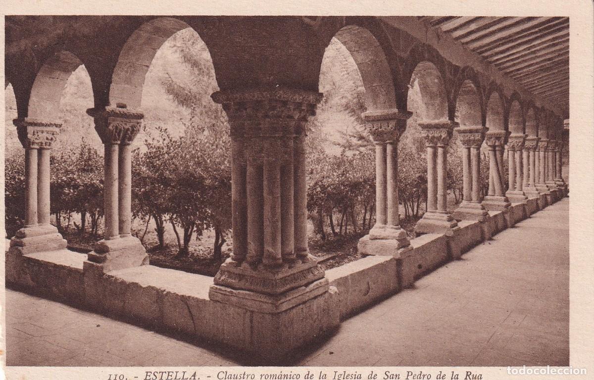 ESTELLA - 110. CLAUSTRO ROMÁNICO DE LA IGLESIA DE SAN PEDRO DE LA RUA