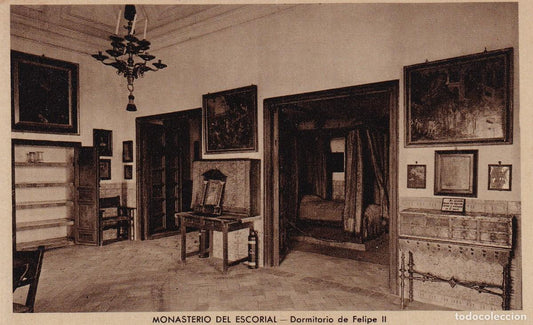 MONASTERIO DEL ESCORIAL - DORMITORIO DE FELIPE II