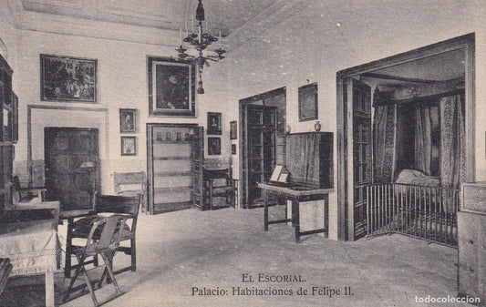 EL ESCORIAL - PALACIO. HABITACIONES DE FELIPE II