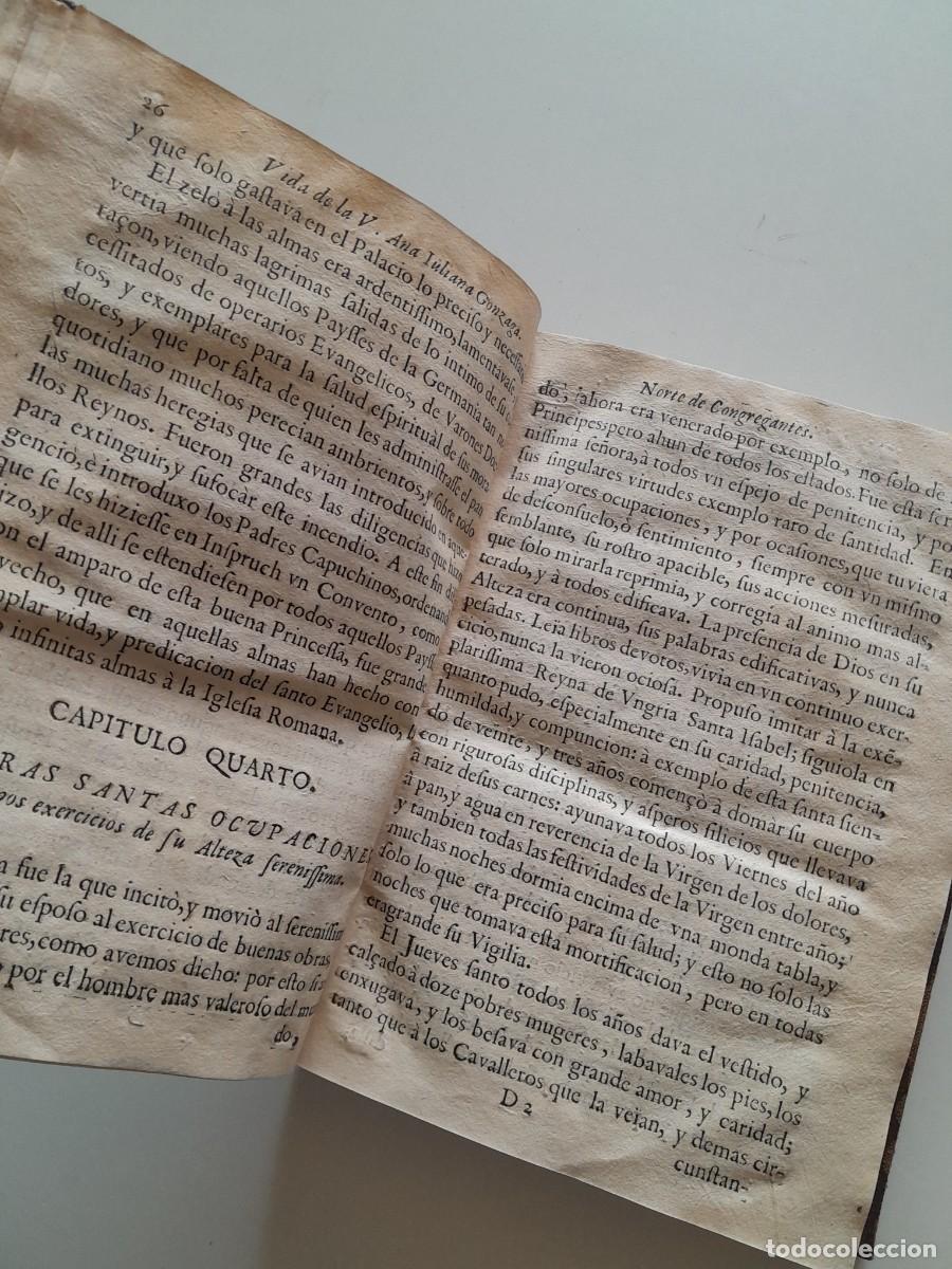 VIDA DE LA SERENÍSIMA Y VENERABLE SEÑORA ANA JULIANA GONZAGA DE CLEVES - NARCISO GALINDO (1700)