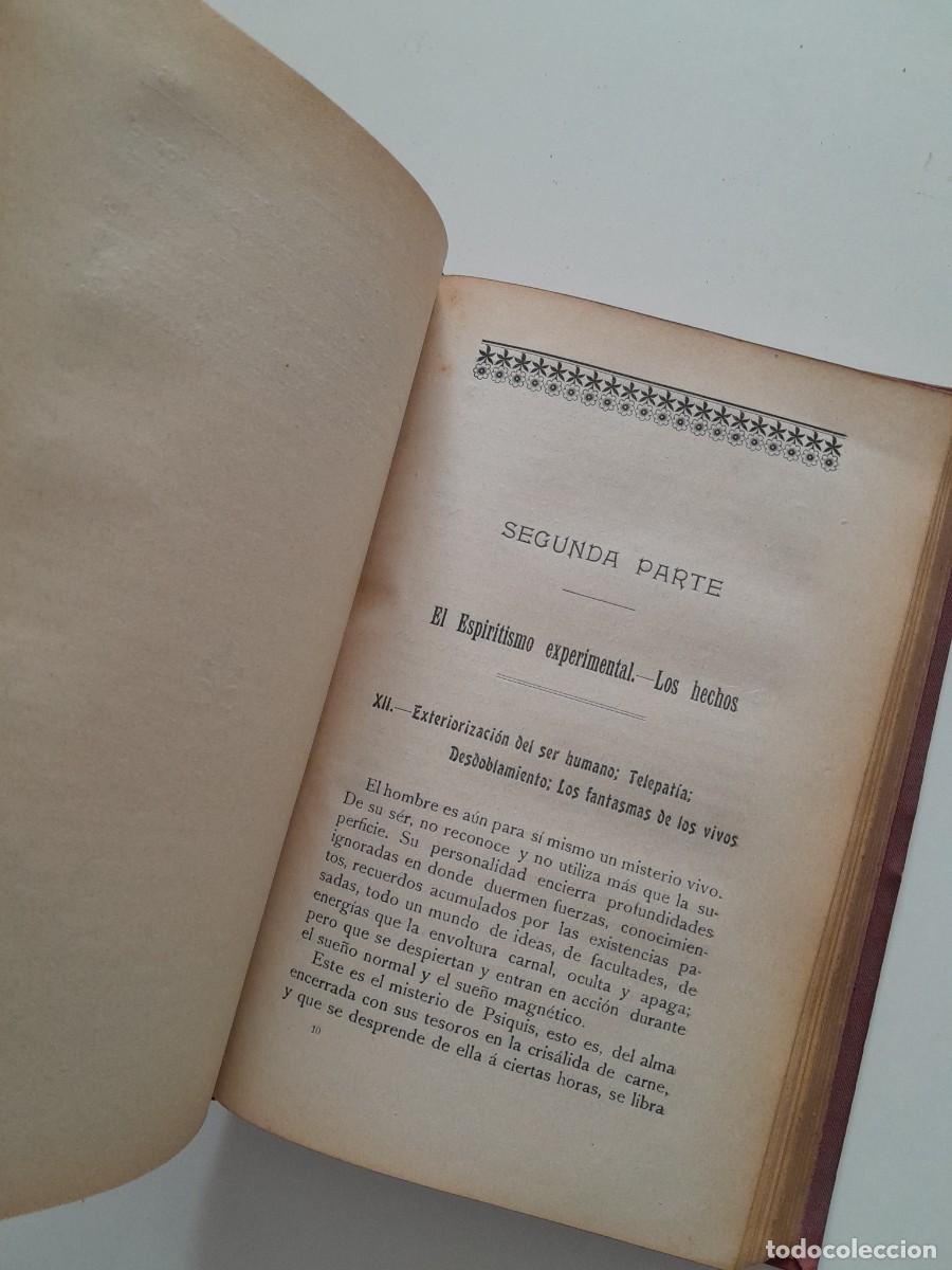 EN LO INVISIBLE: ESPIRITISMO Y MEDIUMNIDAD. TRATADO DE ESPIRITISMO EXPERIMENTAL - LEÓN DENIS (CARBONELL ESTEVA, c.1910)