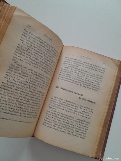 EN LO INVISIBLE: ESPIRITISMO Y MEDIUMNIDAD. TRATADO DE ESPIRITISMO EXPERIMENTAL - LEÓN DENIS (CARBONELL ESTEVA, c.1910)