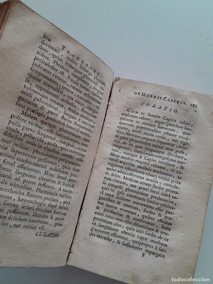 TRACTATUS DE MORBIS INTERNIS CAPITIS - JACOBO LAZERME (TIP. PETRI BRUYSET, 1756)