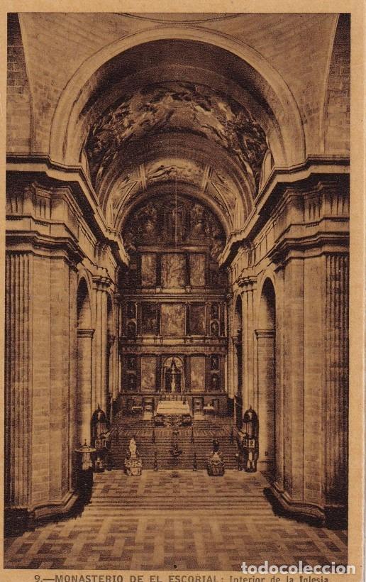 MONASTERIO DE EL ESCORIAL - 9. INTERIOR DE LA IGLESIA