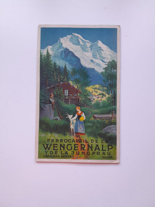 FERROCARRIL DE LA WENGERNALP Y DE LA JUNGFRAU (c.1920)