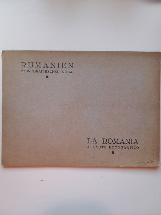 RUMÄNIEN. ETHNOGRAPHISCHER ATLAS/LA ROMANIA. ATLANTE ETNOGRAFICO (c.1940)