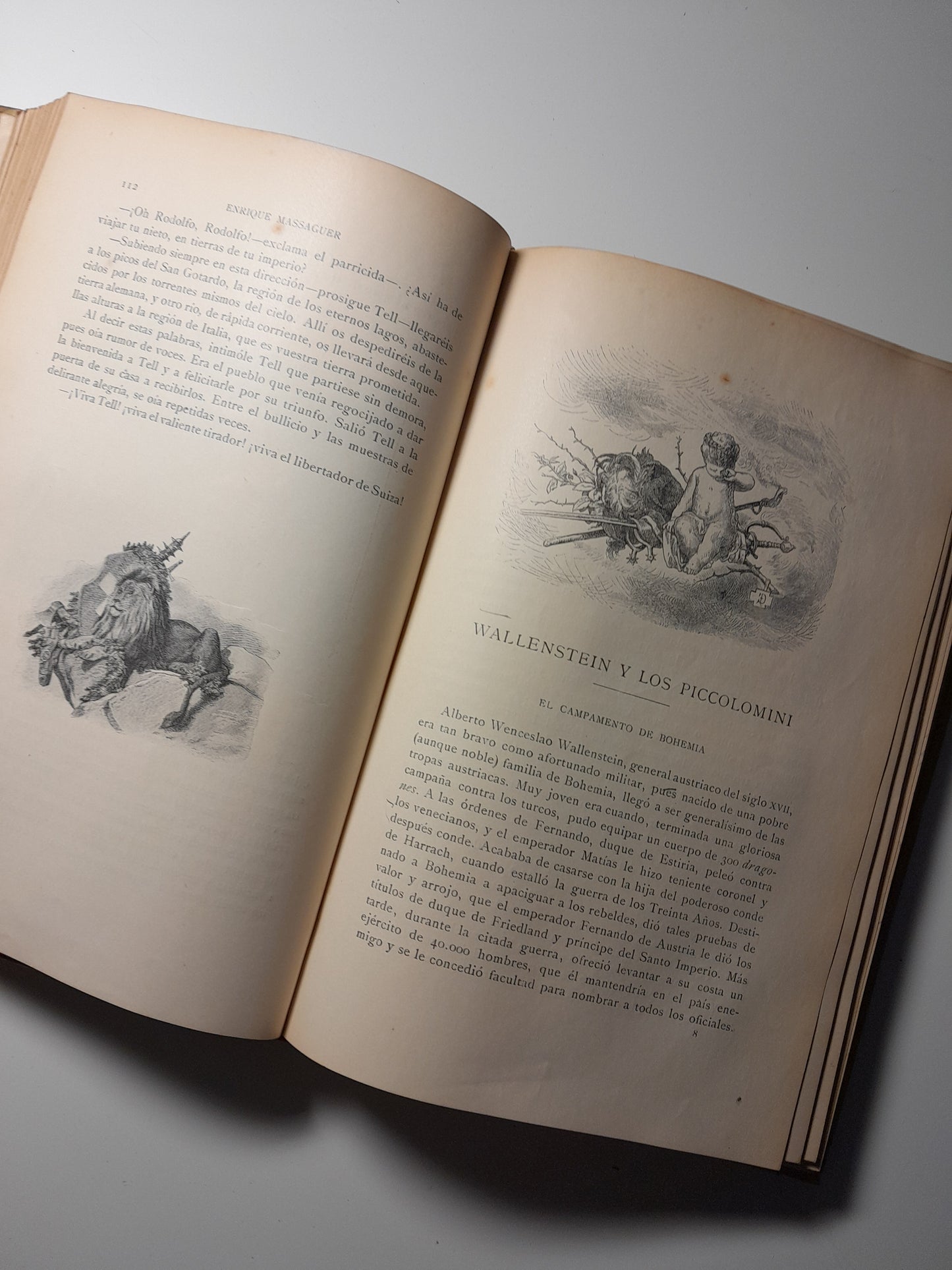 LAS CREACIONES DE SCHILLER - ENRIQUE MASSAGUER (MONTANER Y SIMÓN - BUI, 1913)