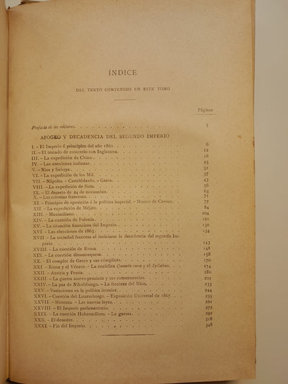 NAPOLEÓN III (COMPLETA 4 TOMOS) - IMBERT DE SAINT-AMAND (MONTANER Y SIMÓN - BUI, 1898-99)