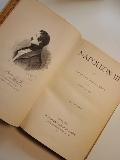 NAPOLEÓN III (COMPLETA 4 TOMOS) - IMBERT DE SAINT-AMAND (MONTANER Y SIMÓN - BUI, 1898-99)