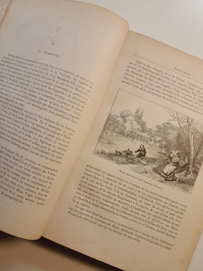 NAPOLEÓN III (COMPLETA 4 TOMOS) - IMBERT DE SAINT-AMAND (MONTANER Y SIMÓN - BUI, 1898-99)