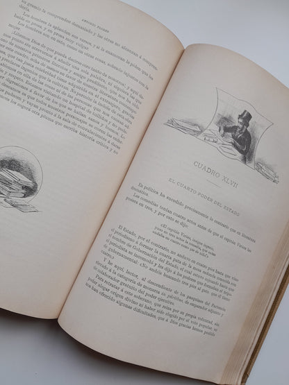 AYER, HOY Y MAÑANA (COMPLETA 3 TOMOS) - ANTONIO FLORES (MONTANER Y SIMÓN - BUI, 1892-93)