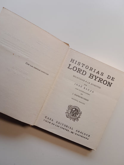 HISTORIAS DE LORD BYRON - LORD BYRON (ARALUCE, c.1930)