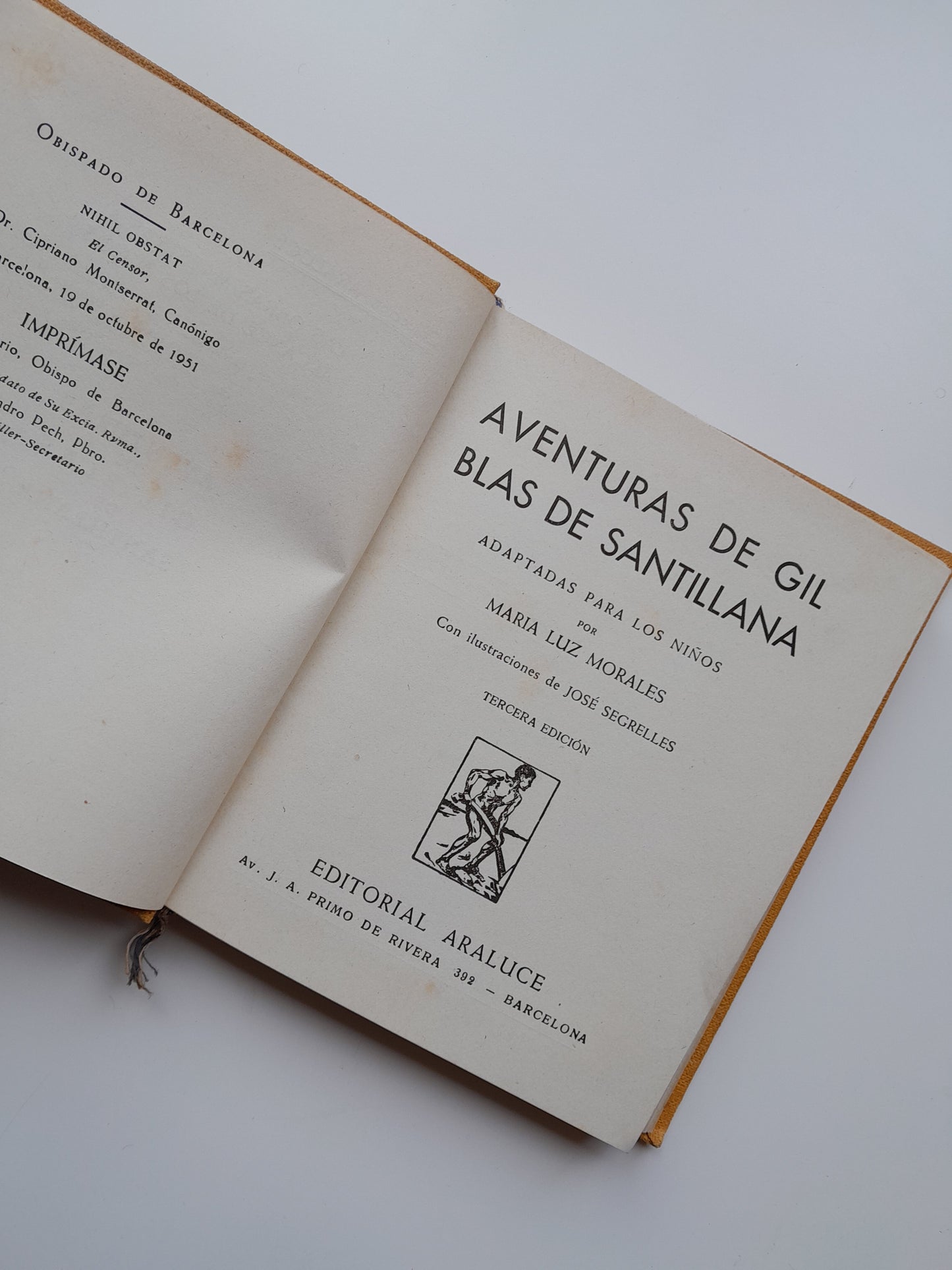 AVENTURAS DE GIL BLAS DE SANTILLANA - ALAIN-RENÉ LESAGE (ARALUCE, 1951)