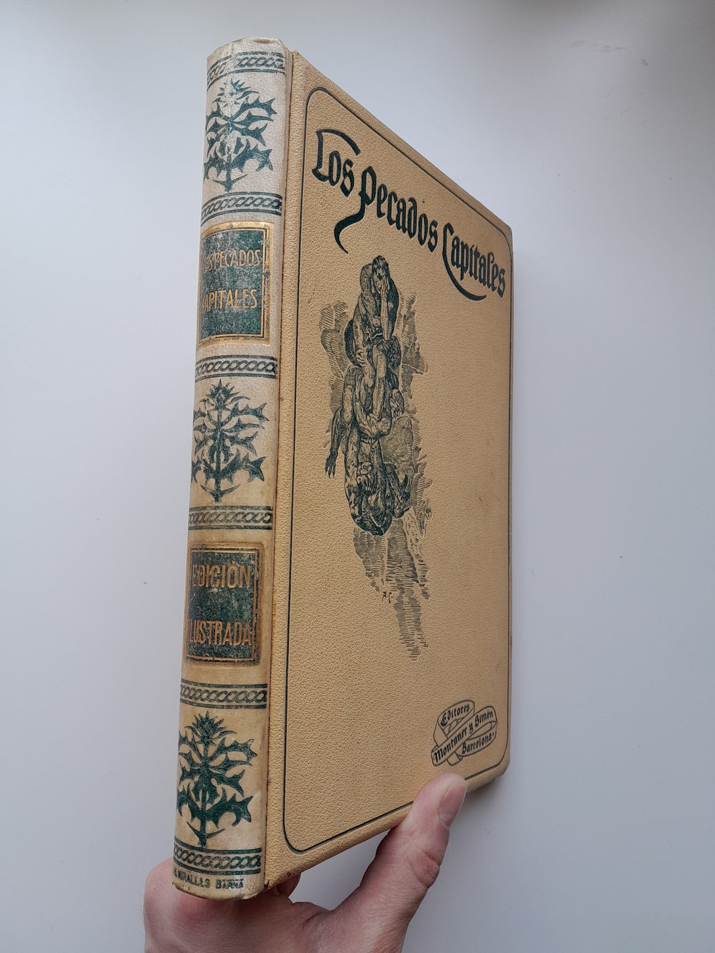 LOS PECADOS CAPITALES - LUIS C. VIADA Y LLUCH (MONTANER Y SIMÓN - BUI, 1915)