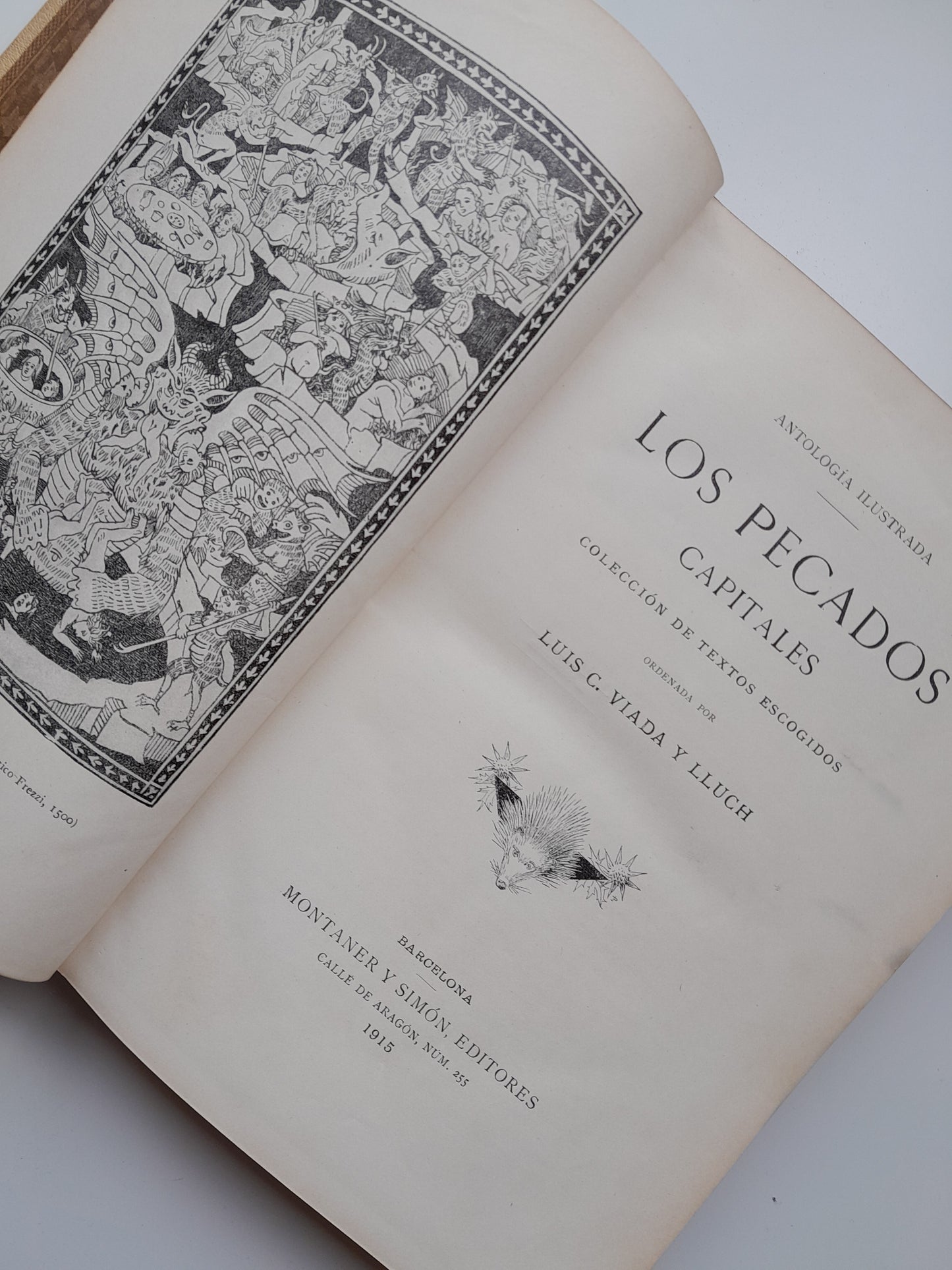 LOS PECADOS CAPITALES - LUIS C. VIADA Y LLUCH (MONTANER Y SIMÓN - BUI, 1915)