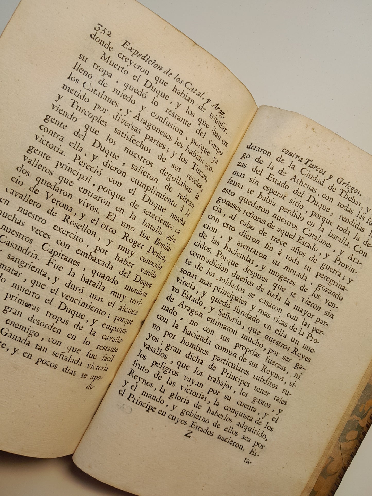 EXPEDICIÓN DE LOS CATALANES Y ARAGONESES CONTRA TURCOS Y GRIEGOS - FRANCISCO DE MONCADA (ANTONIO DE SANCHA, 1777)