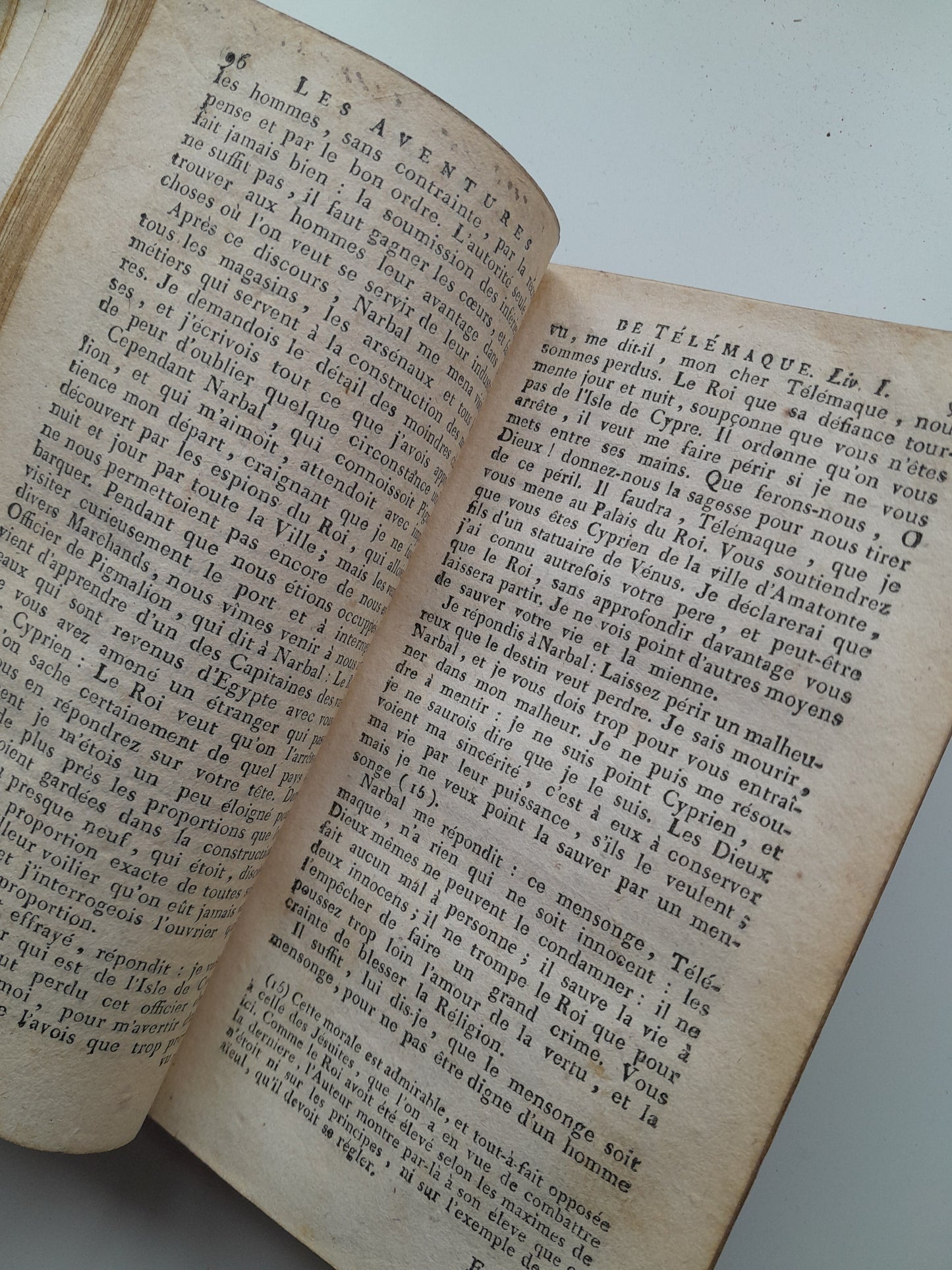 LES AVENTURES DE TÉLÉMAQUE, FILS D'ULYSSE - FRANÇOIS DE SALIGNAC DE LA MOTHE FENELON (LEROY, 1791)