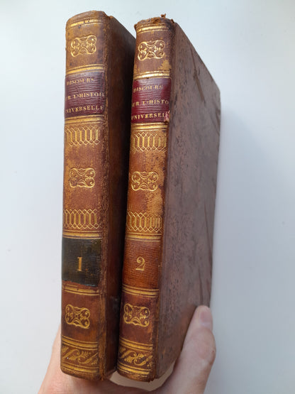 DISCOURS SUR L'HISTOIRE UNIVERSELLE (COMPLETA 2 TOMOS) - J.B. BOSSUET (CHARLES DEIS, 1836)