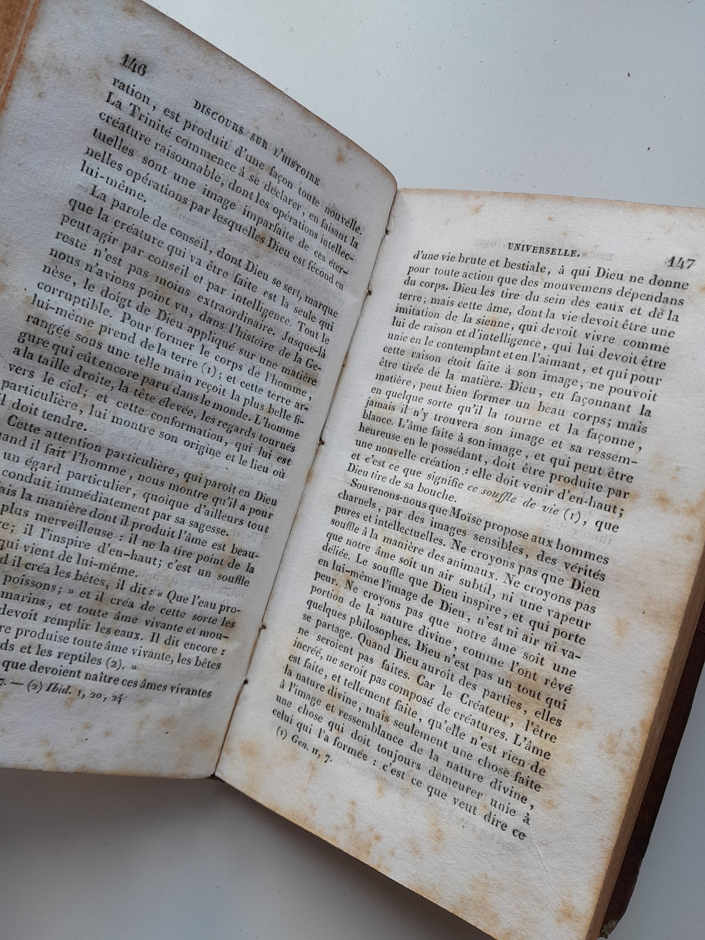 DISCOURS SUR L'HISTOIRE UNIVERSELLE (COMPLETA 2 TOMOS) - J.B. BOSSUET (CHARLES DEIS, 1836)