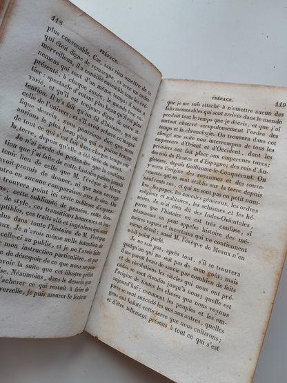 DISCOURS SUR L'HISTOIRE UNIVERSELLE (COMPLETA 2 TOMOS) - J.B. BOSSUET (CHARLES DEIS, 1836)