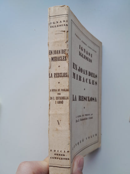 EN JOAN DELS MIRACLES / LA RESCLOSA - IGNASI IGLESIAS (MENTORA, 1930)