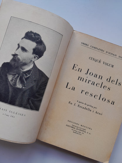 EN JOAN DELS MIRACLES / LA RESCLOSA - IGNASI IGLESIAS (MENTORA, 1930)