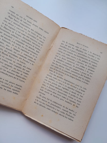 ROJA Y GUALDA. JORNADAS DE LA REVOLUCIÓN ESPAÑOLA - RICARDO LEÓN (VICTORIANO SUÁREZ, 1940)