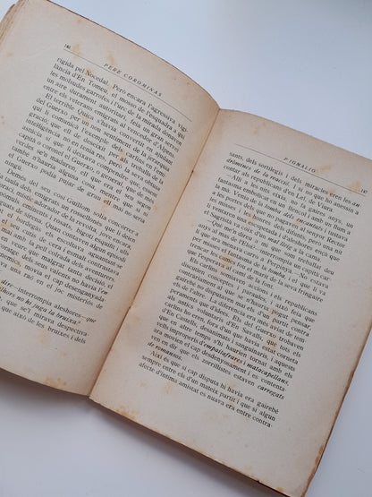 LES DITES I FACECIES DE L'ESTRENU FILÀNTROP EN TOMÀS DE BAJALTA. PIGMALIÓ - PERE COROMINAS (LLIBRERIA CATALÒNIA, 1928)