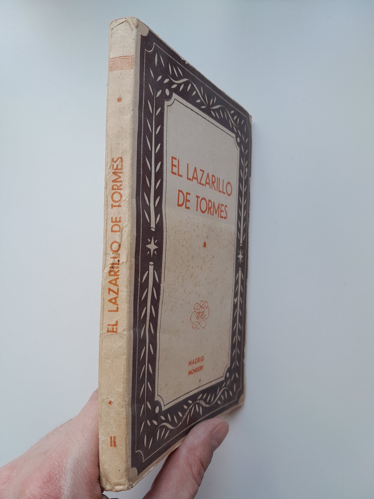 EL LAZARILLO DE TORMES (EDICIONES CLÁSICAS, 1935)