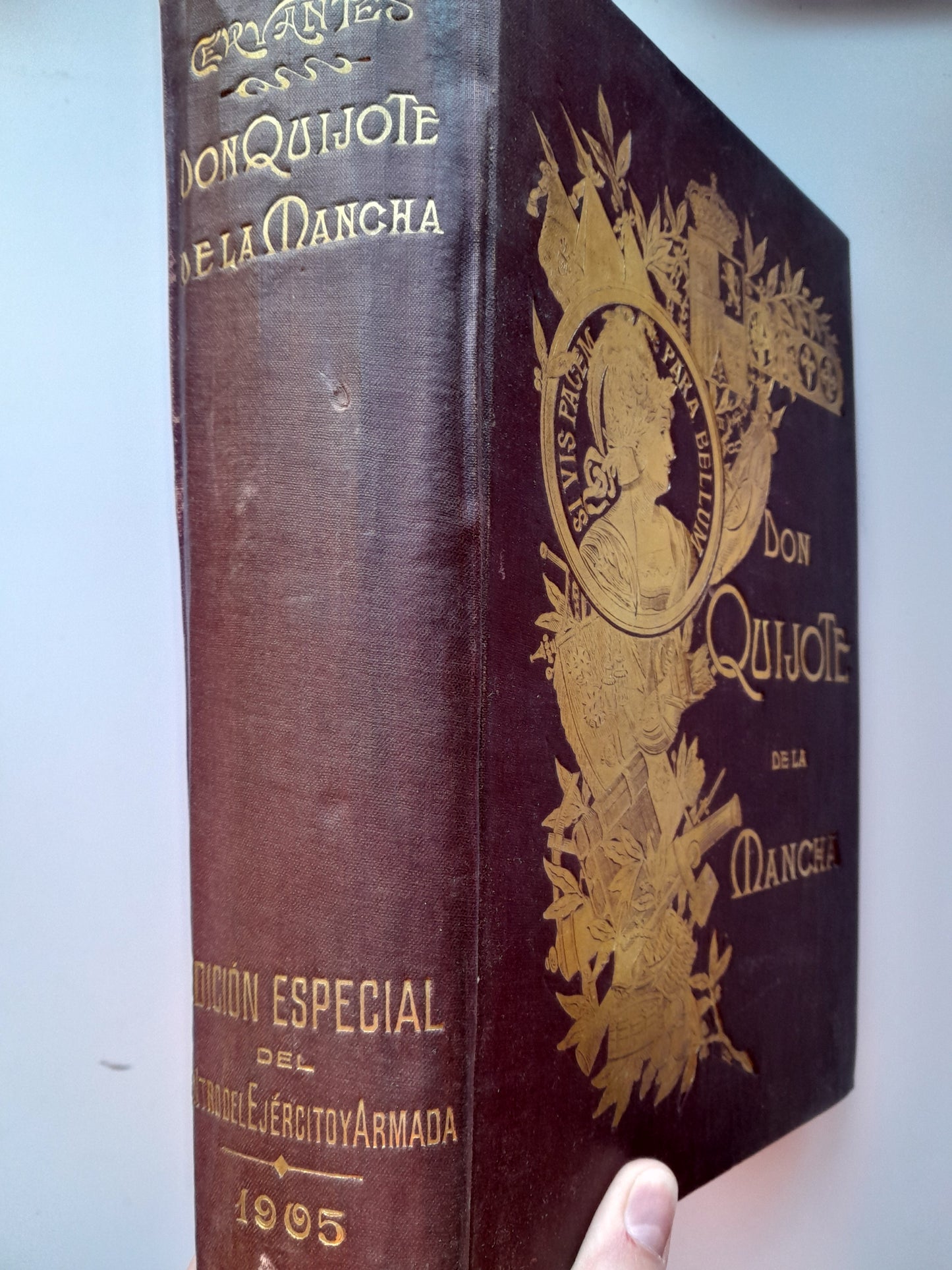 EL INGENIOSO HIDALGO DON QUIJOTE DE LA MANCHA - MIGUEL DE CERVANTES (HIJOS DE M.G. HERNÁNDEZ, 1905)