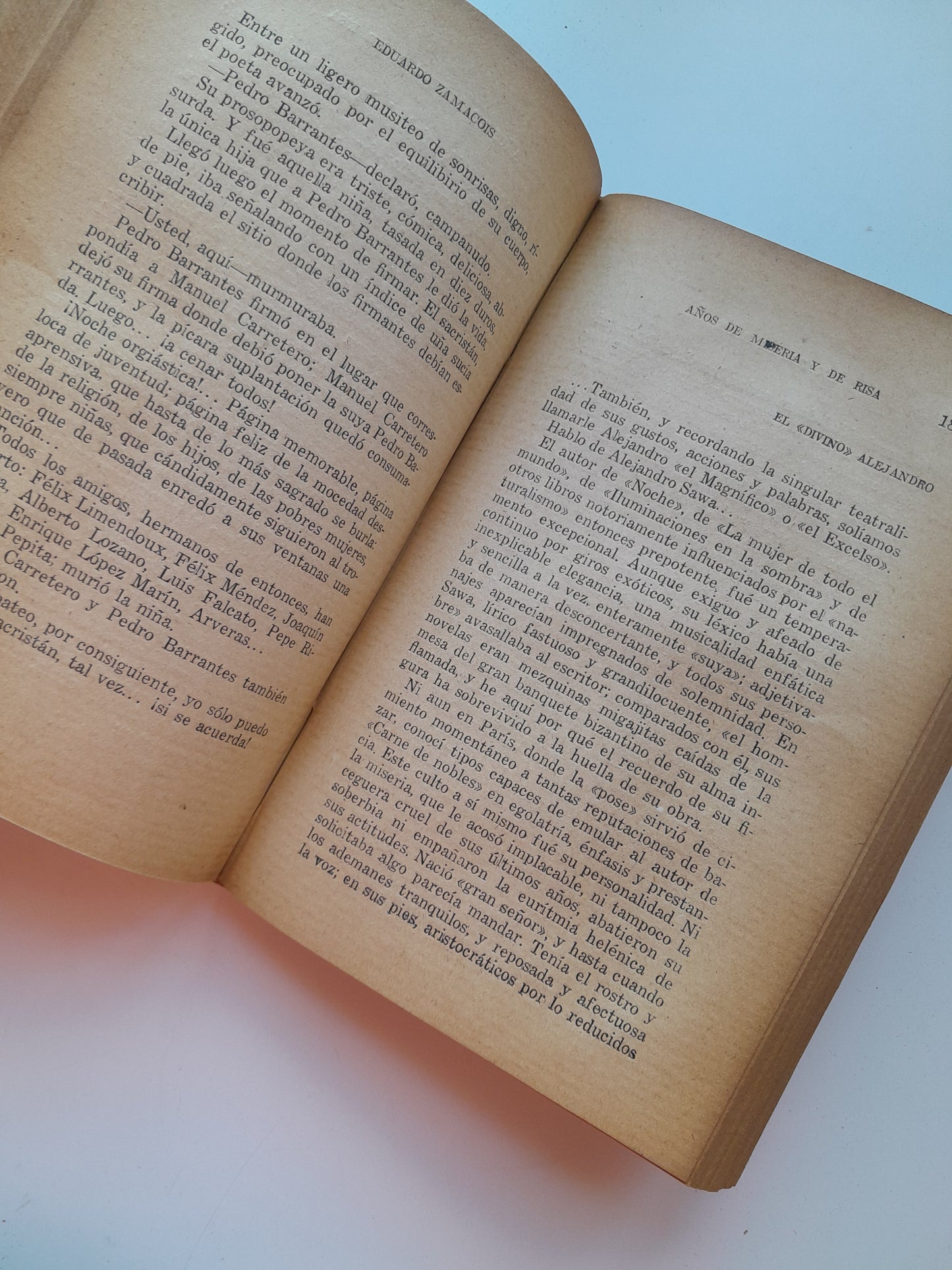 AÑOS DE MISERIA Y DE RISA. AUTOBIOGRAFÍA (1893-1916) - EDUARDO ZAMACOIS (RENACIMIENTO, 1924)