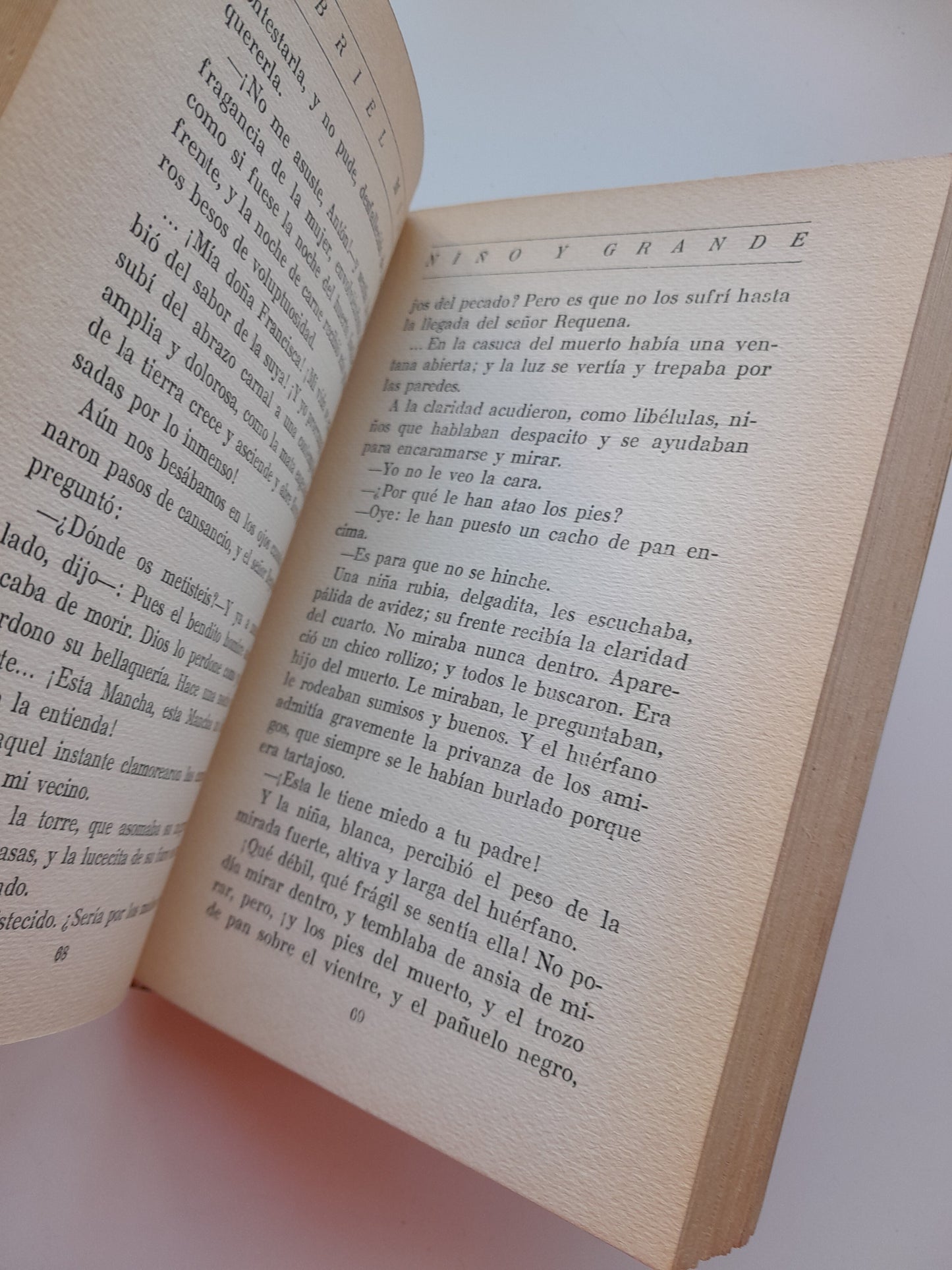 NIÑO Y GRANDE - GABRIEL MIRÓ (BIBLIOTECA NUEVA, c.1930)